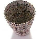 Paperus Large Natural Laundry Basket, Handmade and Eco-friendly 35 Ltrs, 17 Inch Tall