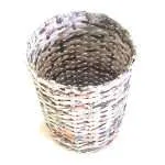 Paperus Handmade Eco-friendly Natural Small Waste Basket, Dustbin - Image 3