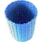 Paperus Handmade Eco-friendly Blue Small Waste Basket, Dustbin