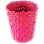 Paperus Handmade Eco-friendly Pink Large Waste Basket, Dustbin