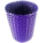 Paperus Handmade Eco-friendly Purple Large Waste Basket, Dustbin