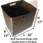 Paperus Multipurpose Storage Basket / Organizer for Quilts, Blankets