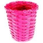 Paperus Handmade Eco-friendly Pink Small Waste Basket, Dustbin