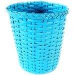 Paperus Handmade Eco-friendly Sky Blue Small Waste Basket, Dustbin