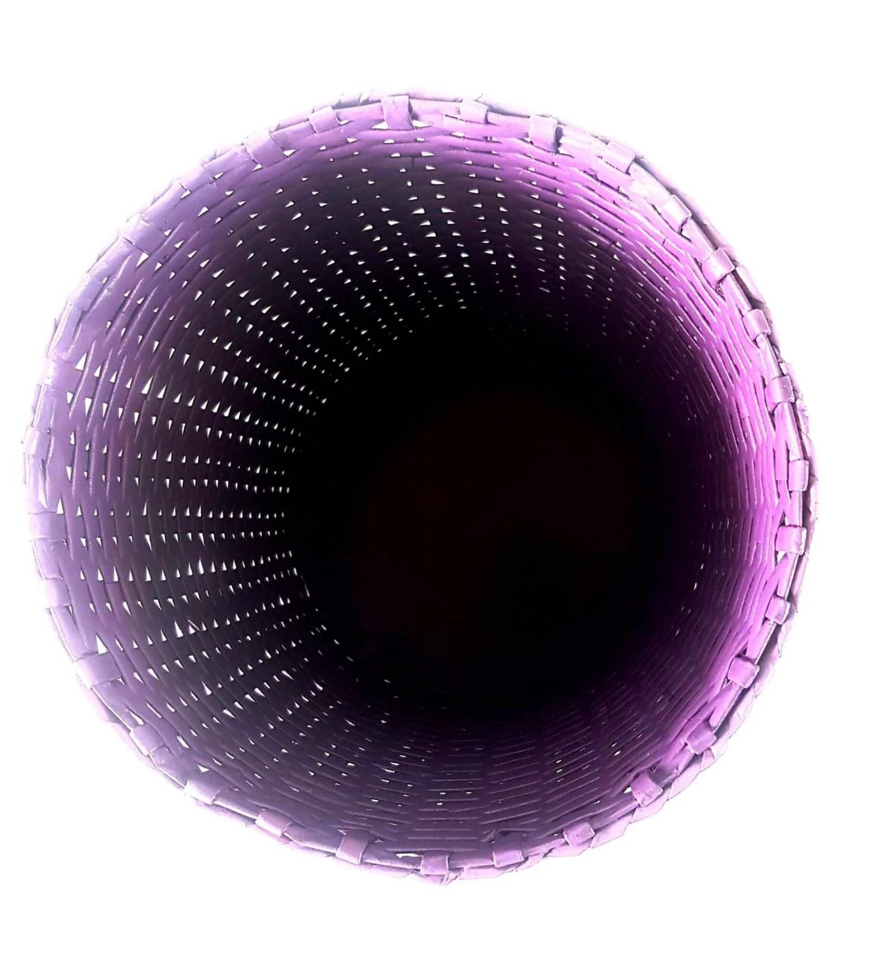 Paperus Handmade Eco-friendly Mauve Large Waste Basket, Dustbin - Image 2