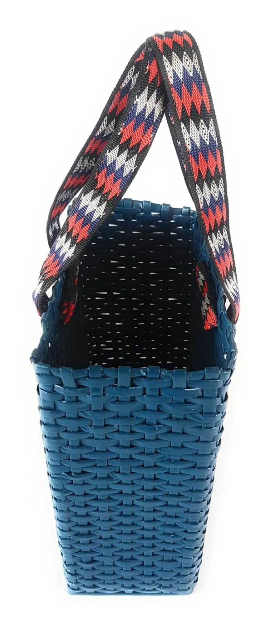 Paperus Compact and Small Lunch bag for Office Tiffin Basket Handbag Shopping Bag Peacock Blue - Image 6