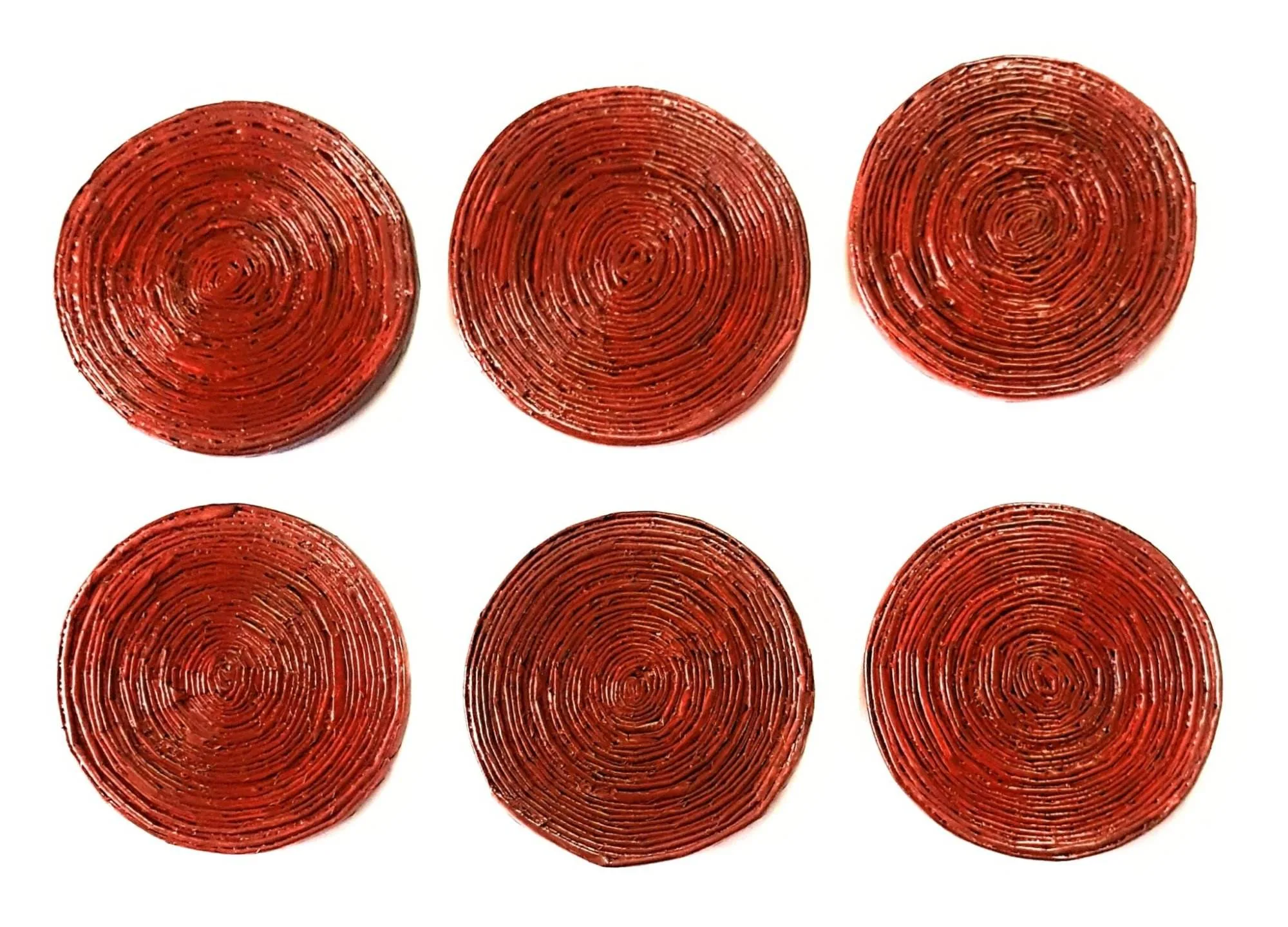 20181214_164856 Paperus Set of 6 Coasters with Holder, Eco- friendly, Handmade of Paper ropes - Image 1