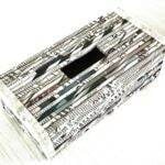 PAPERUS Tissue Box Holder, Natural Eco-Friendly, Handmade