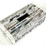 PAPERUS Tissue Box Holder, Natural Eco-Friendly, Handmade