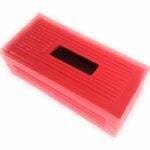 PAPERUS Tissue Box Holder, Red, Eco-friendly, Handmade