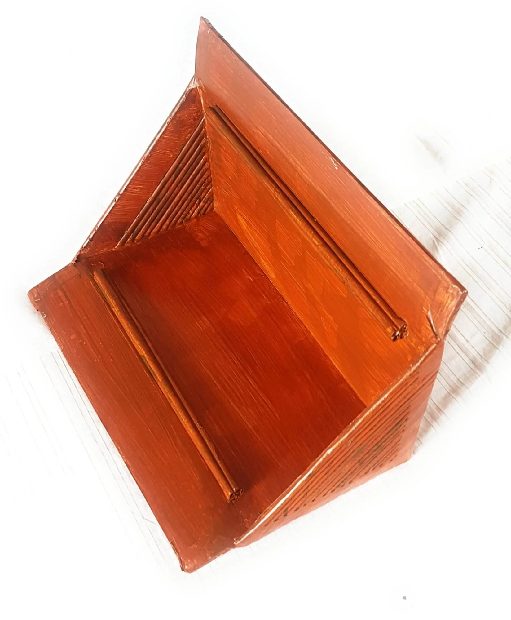Paperus, Eco-friendly, Handmade, Hut Shaped Books Shelf, Notebooks Storage Basket - Image 7