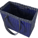 Paperus Blue & Grey Large Lunch Bag for Office Tiffin Basket Picnic Basket Travel Bag