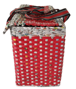 Picnic Basket With Lid, Carry Bag With Cover, Handbag Shopping Bag