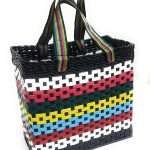 Paperus Medium Lunch Bag Picnic Basket Carry Bag Shopping Bag Multicolor