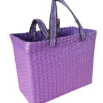 Paperus Mauve Large Lunch Bag for Office Picnic Basket Tiffin Basket Travel Bag