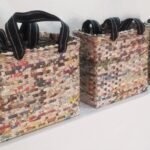Paperus Sonas Creation, Combo of Large, Medium and Small Lunch Bags, Tiffin Baskets, Natural